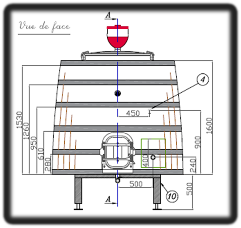 cuve tronconique cuve tronconique Seguin Moreau