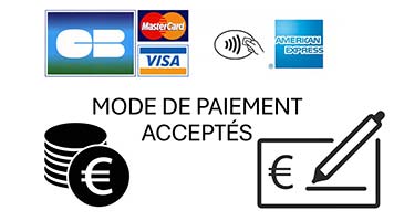 Mode de paiement accepté au caveau de vente de vin